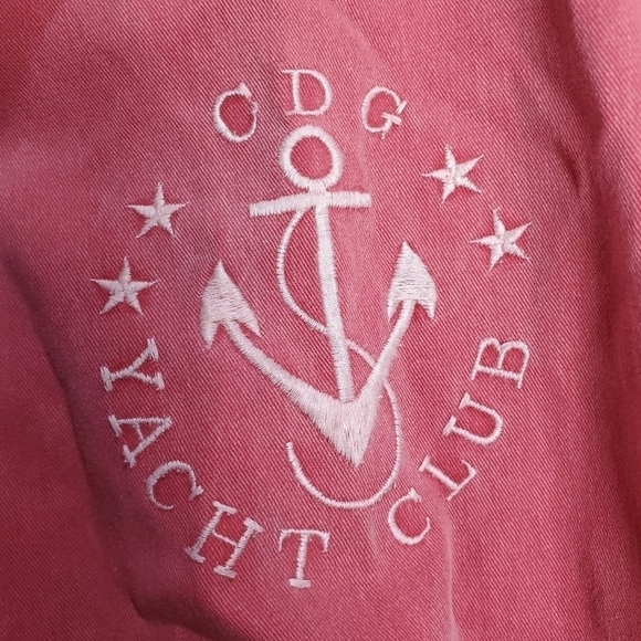 Cambridge Dry Goods Light Red Safari Cinched Waist Lightweight Jacket Size Large - Picture 3 of 11